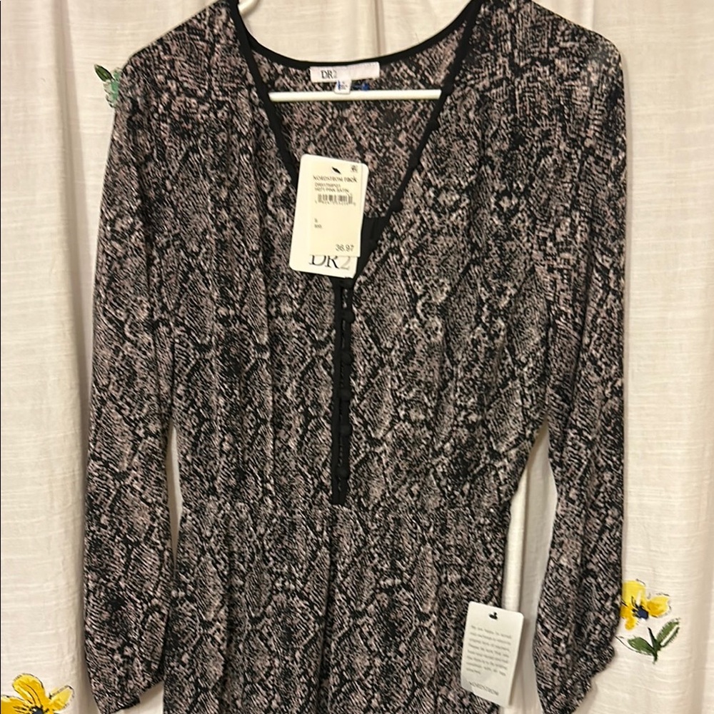DR2 Black and Gray Women's Dress.